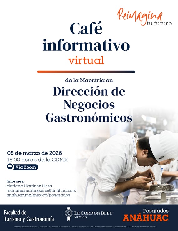 CAFÉ INFORMATIVO M. Dirección de Negocios Gastronómicos