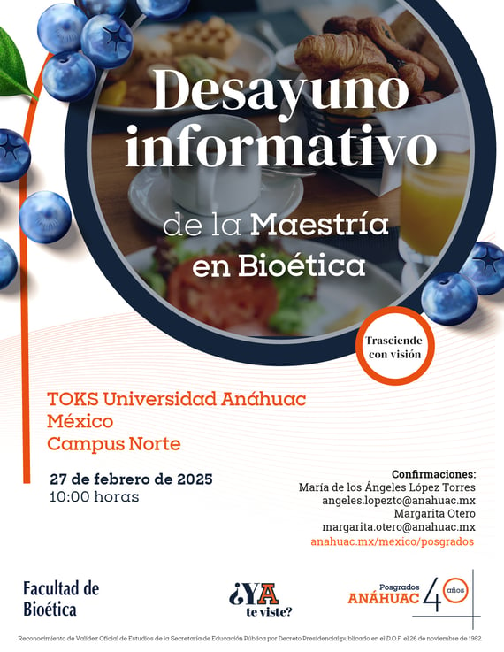 Desayuno Bioética 27 feb