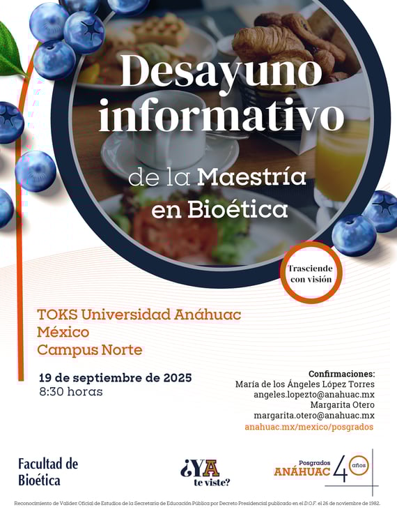 Desayuno Bioética septiembre