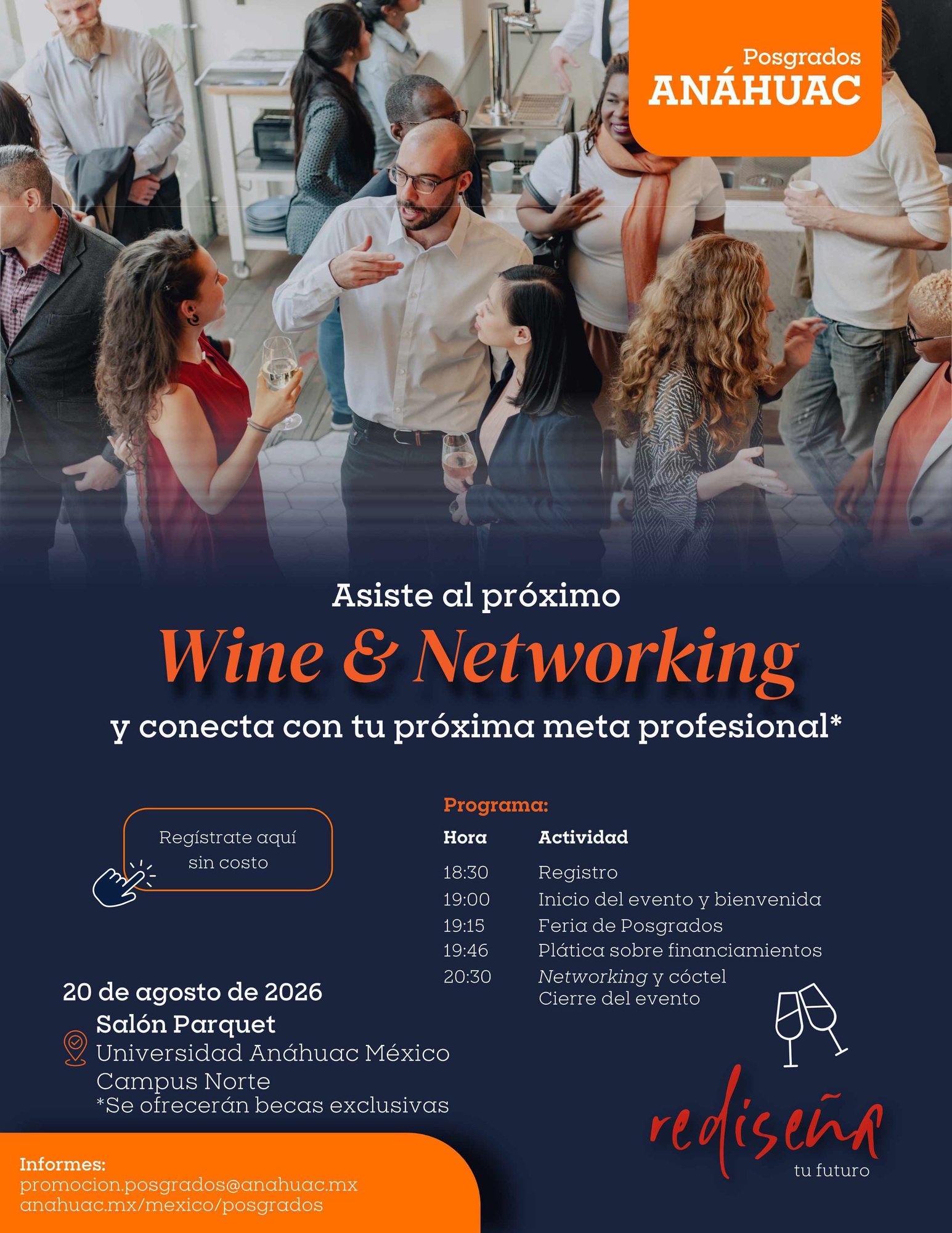 SAVE THE DATE Wine & Networking- Feria de Posgrados actualizado