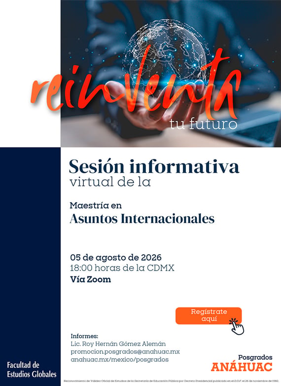 SI M. en Asuntos Internacionales - agosto-1