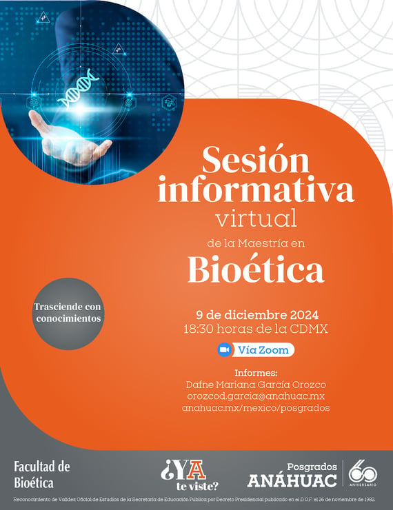 Sesion informativa Bioética 09 dic