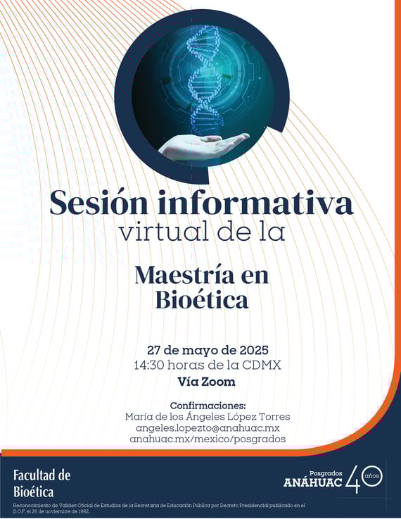 Sesion informativa bioética mayo