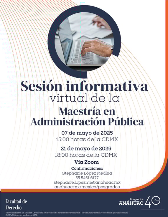 Sesiones informativas maestria 2025