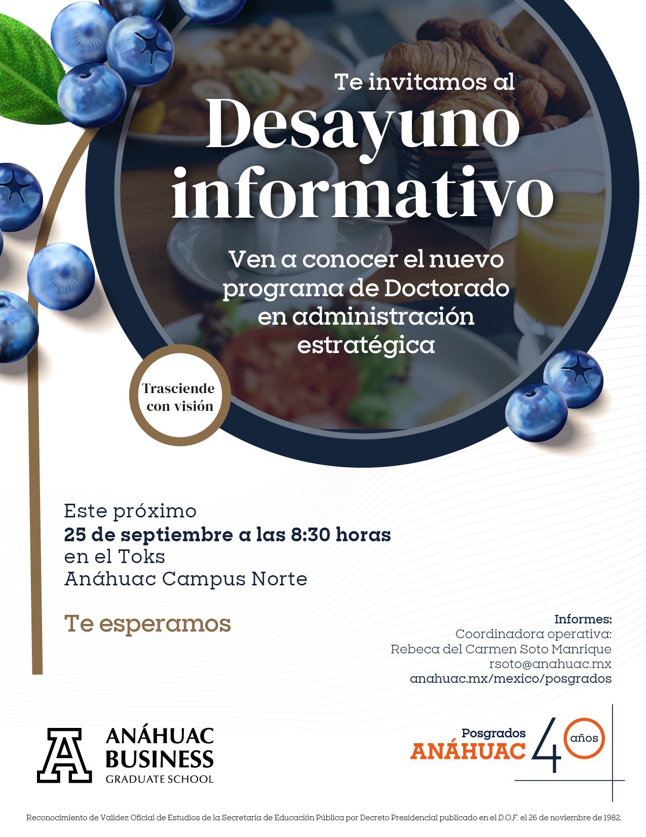 flyer desayuno